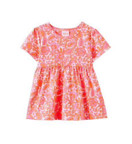 Milky Wild Paisley Swing Tee