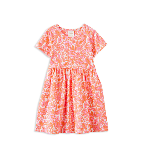 Milky Wild Paisley Dress