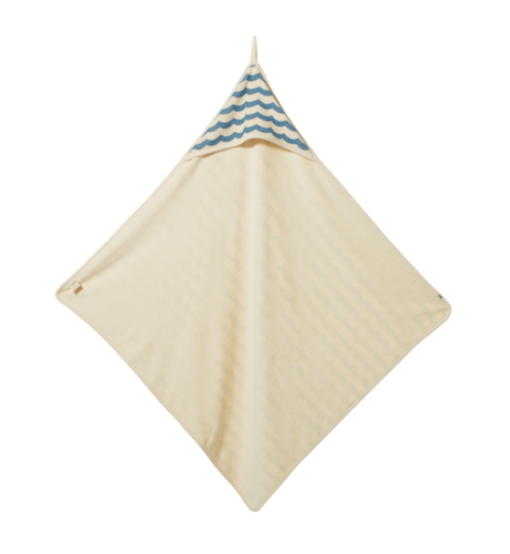 Nature Baby Hooded Towel - Waves Print