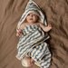 Nature Baby Hooded Towel - Waves Print