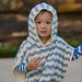 Nature Baby Poncho Towel - Waves Print