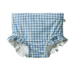 Nature Baby Ruffle Swim Shorts - Blue Gingham