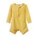 Nature Baby One Piece Bathing Trunks - Kitchen Garden Freesia Print