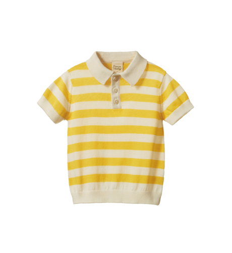 Nature Baby Stevie Polo - Sunny Bold Stripe