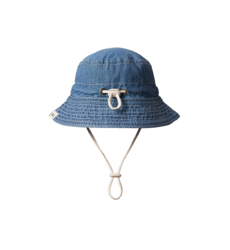 Nature Baby Bucket Sunhat Chambray - Sky