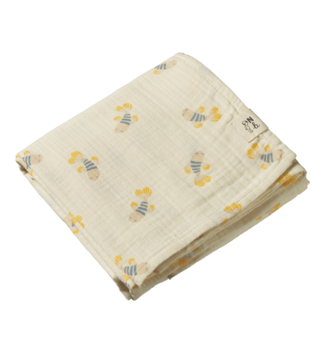 Nature Baby Muslin Wrap - Fish Fable Print