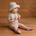 Nature Baby Holiday Sunhat - Kitchen Garden Print