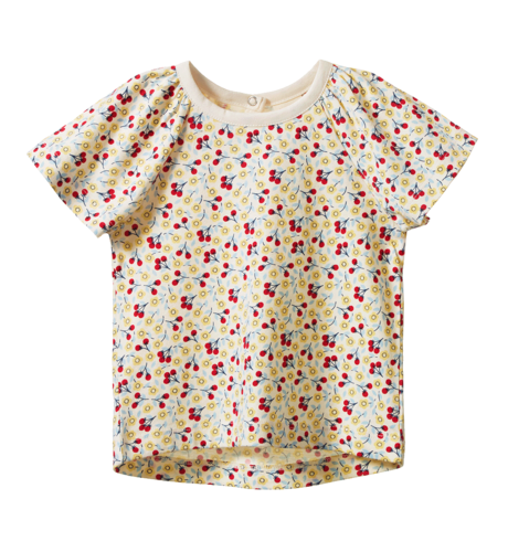Nature Baby Faye Tee - Kitchen Garden Print