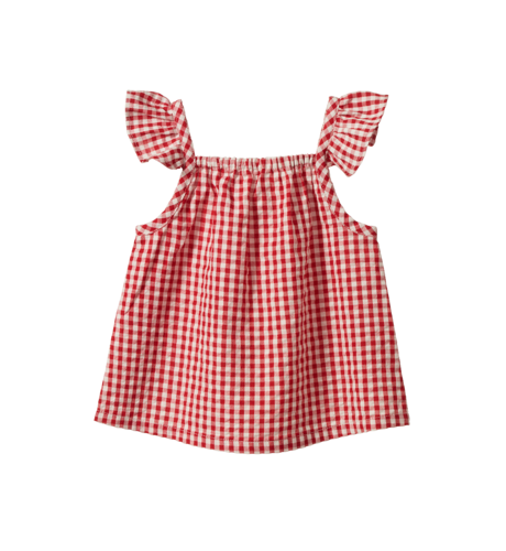 Nature Baby Petal Set - Red Gingham
