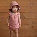 Nature Baby Petal Set - Red Gingham
