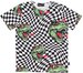 Radicool Dude T-Rex Twisted Chequer Tee