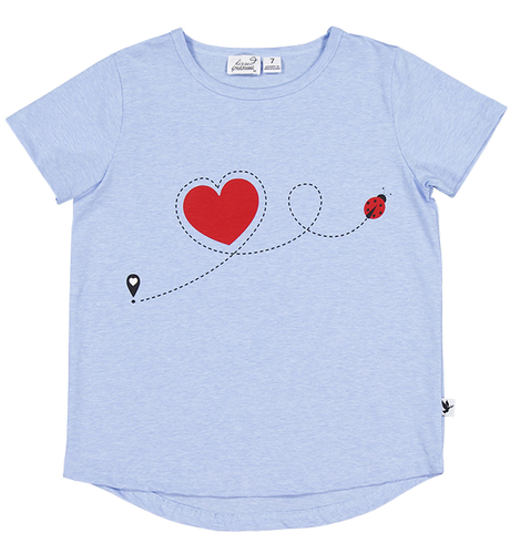 Kissed By Radicool Ladybird Love Tee