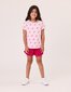Kissed By Radicool Frill Short In Raspberry Pink