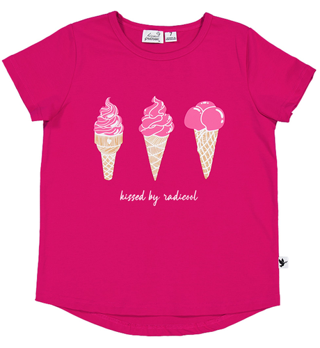 Kissed By Radicool Triple Cone Tee