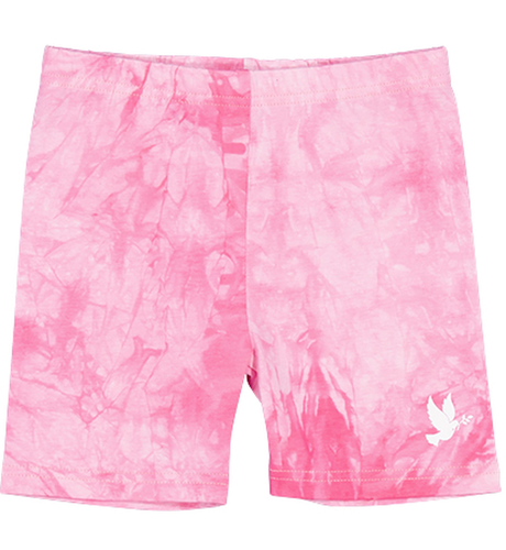 Kissed By Radicool Bike Short In Tie Dye Pink