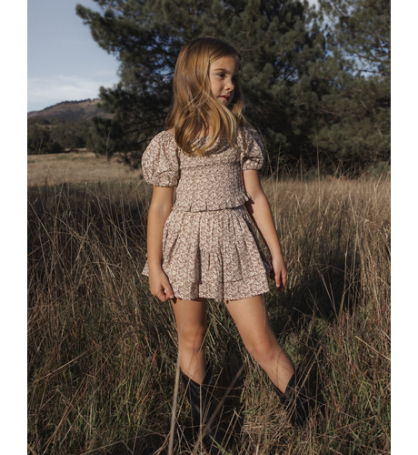 Rylee + Cru Lydia Dress Green Iris