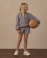 Rylee + Cru Sweat Short Midnight Stripe