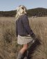 Rylee + Cru Smocked V Mini Skirt Vintage Fleur