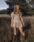 Rylee + Cru Tiered Mini Skirt Primrose
