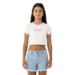 Santa Cruz Groovy Stack Front S/S Baby Tee - Cream