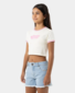 Santa Cruz Groovy Stack Front S/S Baby Tee - Cream