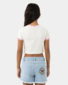 Santa Cruz Groovy Stack Front S/S Baby Tee - Cream