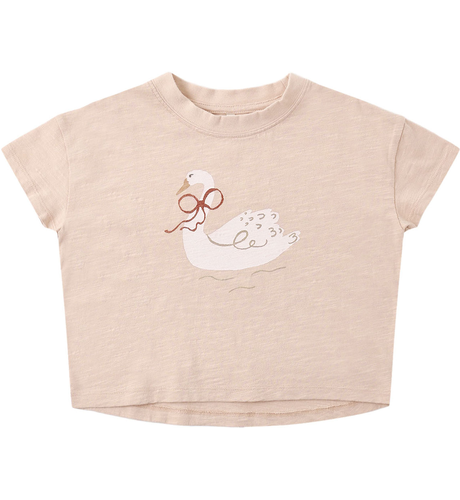 Rylee + Cru Boxy Tee Swan