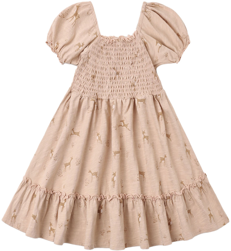 Rylee + Cru Sage Jersey Dress Fawns