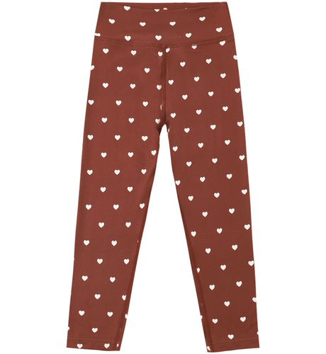 Rylee + Cru Basic Legging Brick Hearts