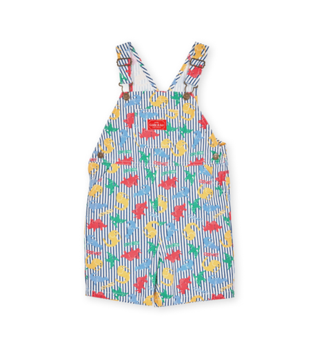 Goldie + Ace Dino Print Burton Overalls