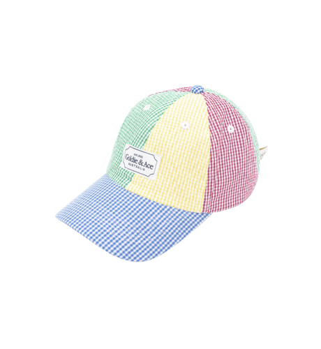 Goldie + Ace Gingham Colour Block Cap