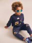 Huxbaby Tradie Dino Trackpant - Washed Navy