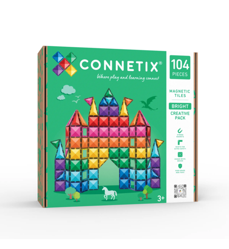 Connetix Bright Creative Pack 104 pc