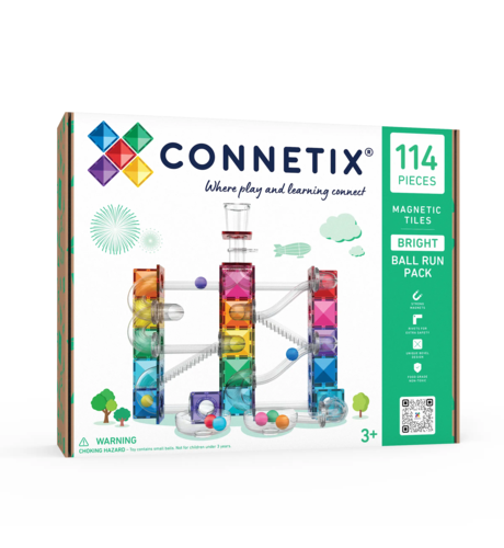 Connetix Ball Run Bright Pack 114 pc