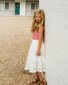 Fox & Finch Paradiso Dobby Midi Skirt