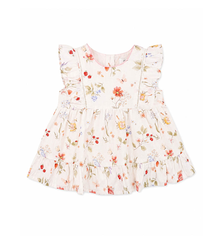 Bebe Poppy Overlay Baby Dress