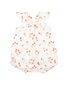 Bebe Poppy Strawberry Print Romper