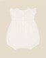 Bebe Linen Embroidered Romper
