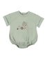Bebe Scout Organic Tractor Oversized Bodysuit