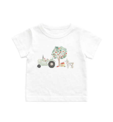 Bebe Scout Organic Tractor Baby Tee