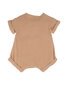 Bebe Sway Textured Embroidered Lion Romper