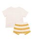 Bebe Sway Organic Wide Rib Shorts & Tee Set