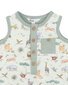 Bebe Sway Print Elephant Romper