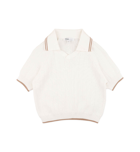Bebe Evan S/S Collared Jumper