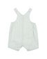 Bebe Evan Green Stripe Baby Overalls