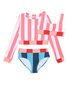 Minihaha Astrid Multi Stripe 3Pc Swim Set