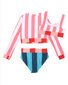 Minihaha Astrid Multi Stripe 3Pc Swim Set
