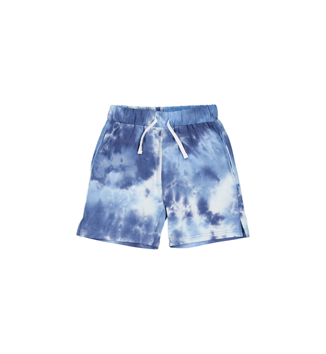 Rad Tribe Short In Blue Tie Dye
