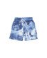 Rad Tribe Short In Blue Tie Dye