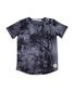 Rad Tribe Tee In Black Tie Dye